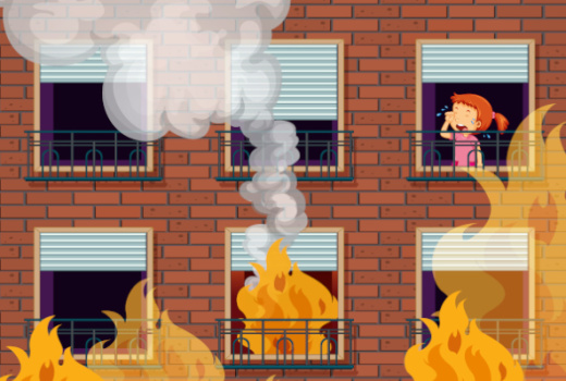 Правила поведения при пожаре в общественном месте